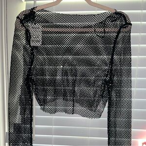 Sparkling Mesh Women's Top